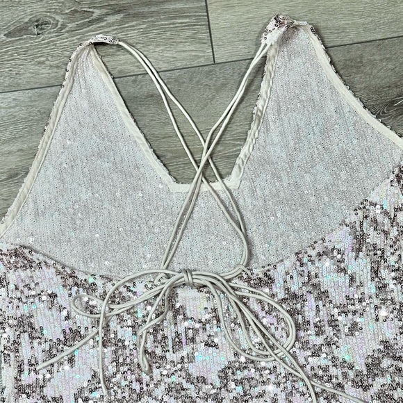 Intimately Free People Rise & Shine Embellished Sequin Mini Slip Dress - Picture 13 of 13